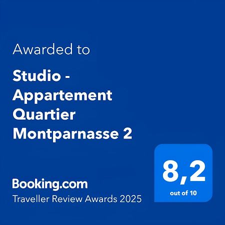 Studio - Appartement Quartier Montparnasse 2 Free Netflix Paříž Exteriér fotografie